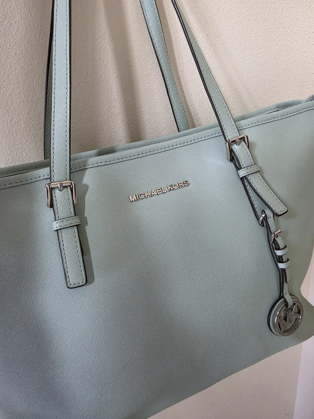 Michael Kors Light Blue Tote Bag